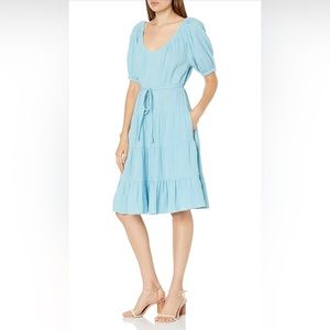 Rebecca Taylor Short Sleeve Double Gauze Dress